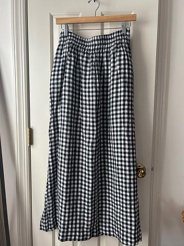 Not Perfect Linen - Smock maxi Dress - Lucky Sweater