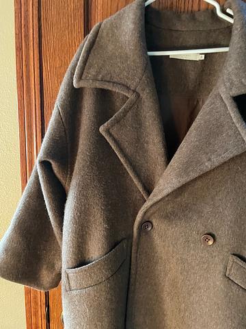 Szeki /7115 by Szeki - Oversized Wool Coat - Lucky Sweater