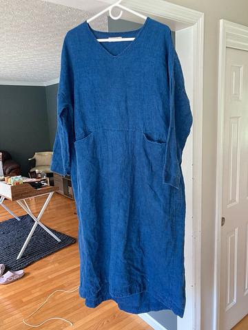 Ichi Antiquites - Tartan Linen Dress - Lucky Sweater