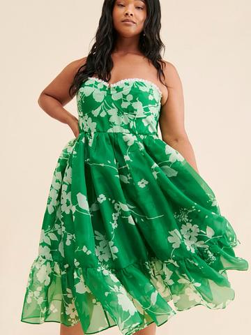 Selkie - Chateau Rose Jardin Dress - Lucky Sweater